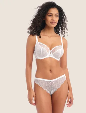 Fancies Wired Plunge Bra C-G White female - Freya - FashionsVida