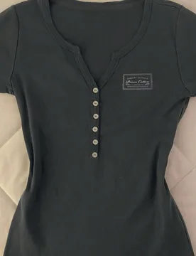 Camiseta de mujer de moda casual de unicolor con estampado, para verano S - Shein - FashionsVida