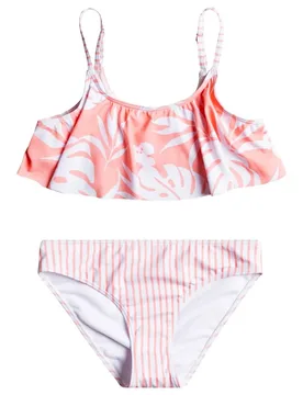Bikini Flower And Flutter Desert Flowerrg S Surf Trippin 10 Années Fille - Roxy - FashionsVida