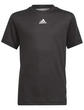Kinder-T-Shirt Aeroready - Noir - male - Size: 5/6 ans - Adidas - FashionsVida