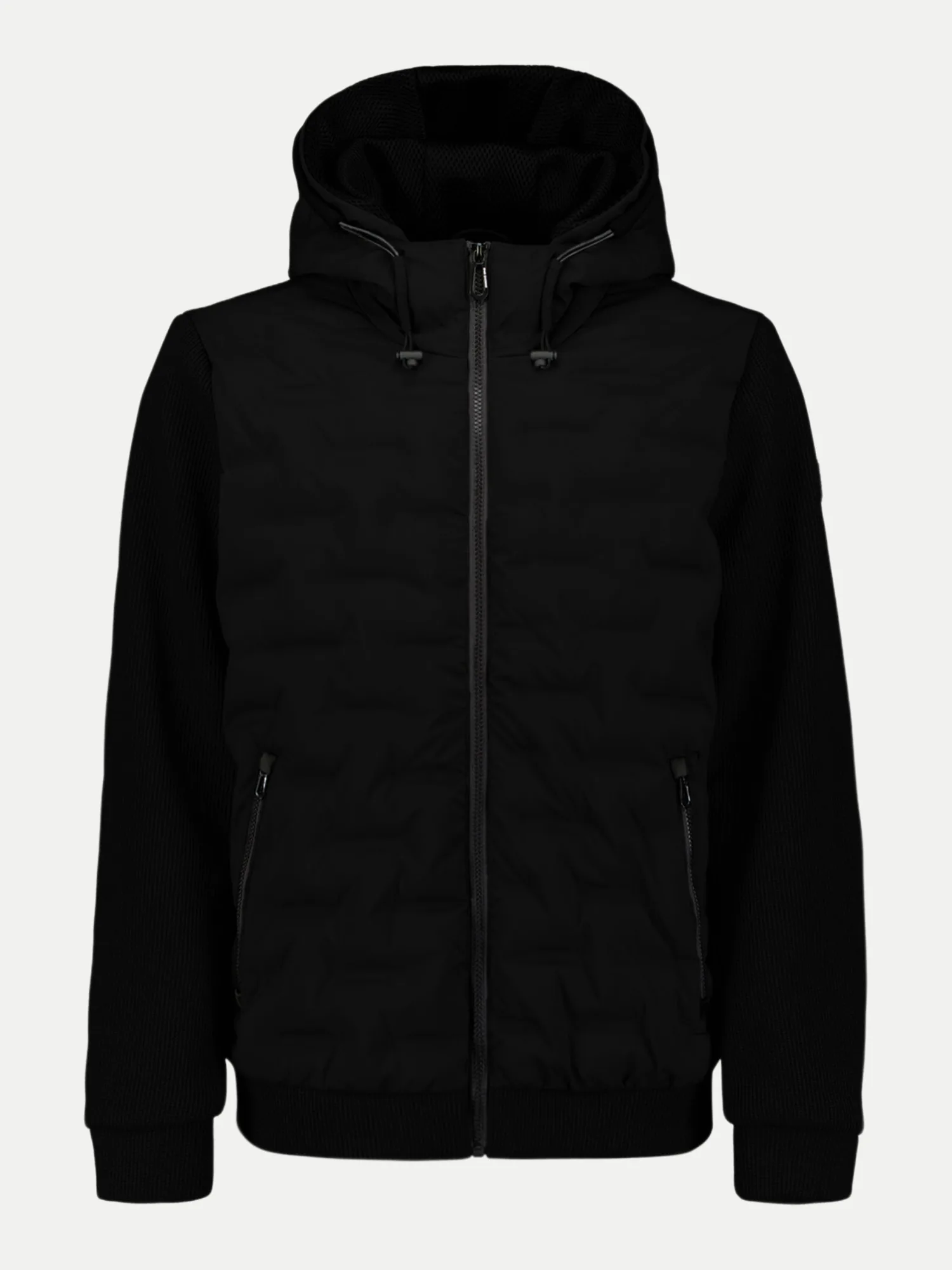 Übergangsjacke mit Strickärmeln Schwarz XL - No Excess - FashionsVida