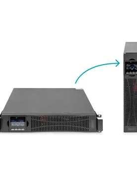 Ups Rs-232 Usb Snmp Online Dn-170096 3000va 3000w V C20 Black One Size unisex - DIGITUS - FashionsVida