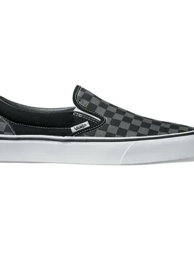 Baskets Sans Lacets Classic Checkerboard Black / Pewter EU 41 Homme - Vans - FashionsVida