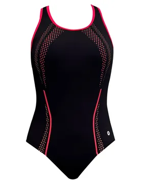 Sabah Classic Back Swimsuit Black 36 Women - Ras - FashionsVida