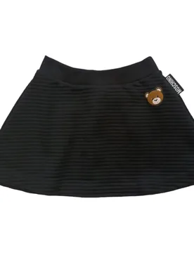 Gonna Corta Nera Orso 60100 HDJ020 LIA16 - Moschino - FashionsVida