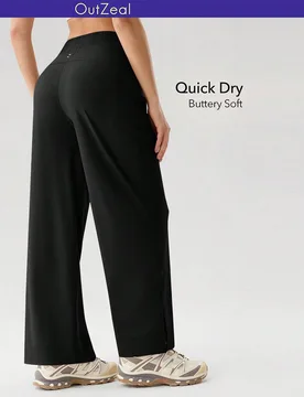 Pantalones deportivos negros para mujer, ropa de entrenamiento y gimnasio, secado rápido y absorción de humedad, prendas inferiores activas - Shein - FashionsVida