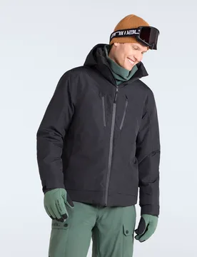 Arctic Mens Waterproof Ski Jacket - Black - Animal - FashionsVida