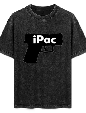 IPac handgun tee T-Shirt Big and Tall Solid Color T-Shirt - Aliexpress - FashionsVida