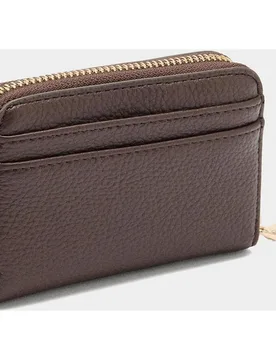 Cartera de mujer mediana con cierre de cremallera en liso - Parfois - FashionsVida