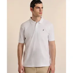 Polo de piqué de hombre corte classic manga corta