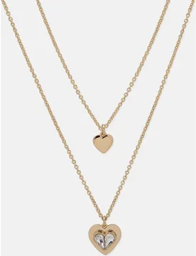 Collar Core dorado con cristal - DKNY - FashionsVida