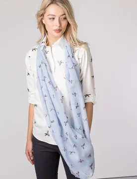 Wistow Womens Printed Floaty Scarf - - Size: ONESIZE - Rydale - FashionsVida