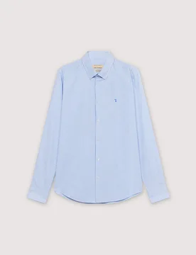 Camicia a righe uomo light blue - Trussardi - FashionsVida