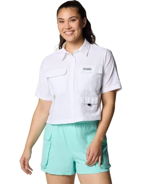 Camisa manga corta de mujer PFG Open Water™ - Columbia - FashionsVida