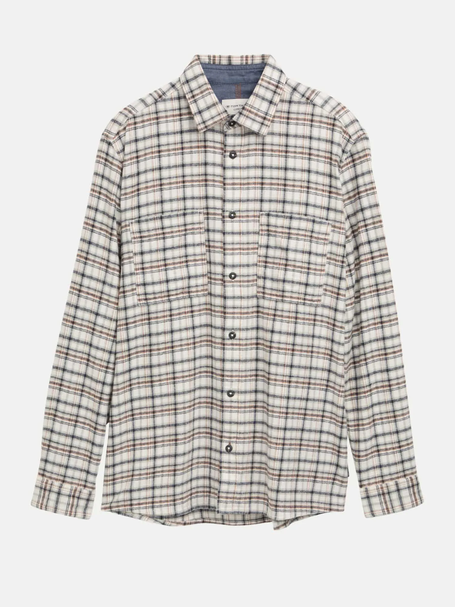 Flanell-Hemd mit Brusttaschen Mehrfarbig S - Tom Tailor Casual - FashionsVida