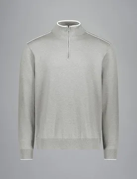 Paul & Shark - Jersey de hombre cuello alto media cremallera - PAUL & SHARK - FashionsVida