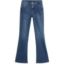 Pantalones de campana de mujer Bootcut Tailorless de tiro medio
