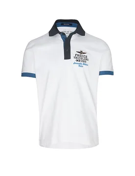 Poloshirt weiss L herren - Aeronautica Militare - FashionsVida