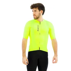 Maglia A Maniche Corte Pragma Color Block Fluo Yellow