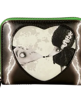 Disney: Frankenweenie Sparky & Persephone Glow Zip Around Wallet - Loungefly - FashionsVida