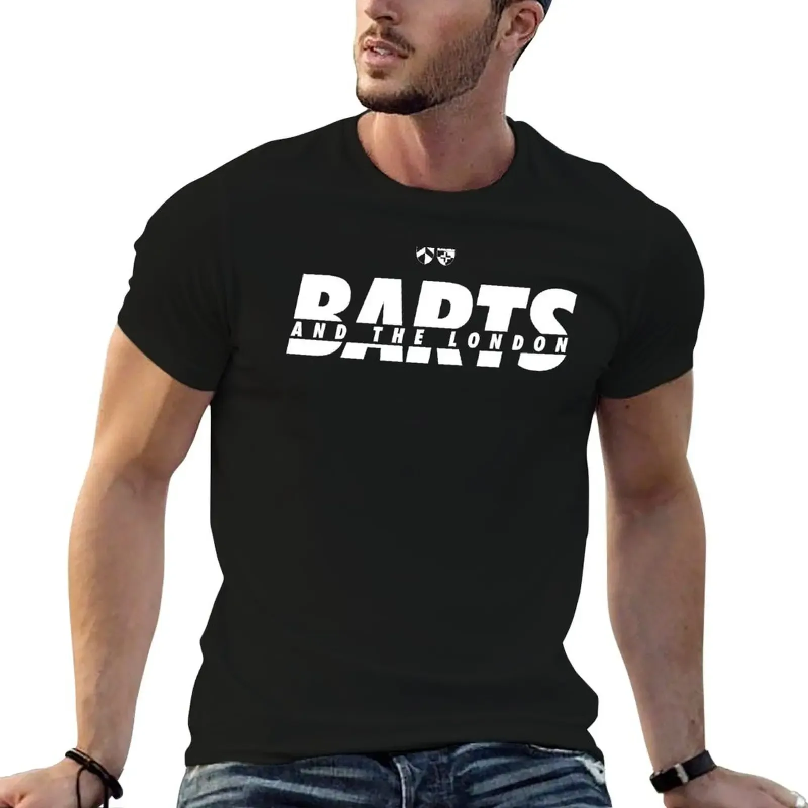 Barts Block Text T-Shirt Basic Daily Outfit Short Sleeve Tee - Aliexpress - FashionsVida