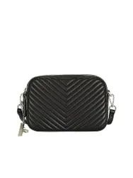 Ledertasche - Mini Bag LOLA QUILTING schwarz Damen