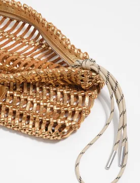Bolso de mano pequeño 100% piel con cierre de cremallera - Bimba y Lola - FashionsVida