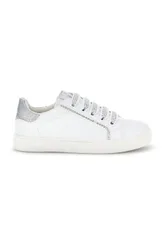 Sneakers bianche con lacci e cerniera L9875C9759 33