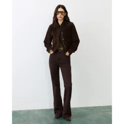 Pantalón flare 5 bolsillos de mujer