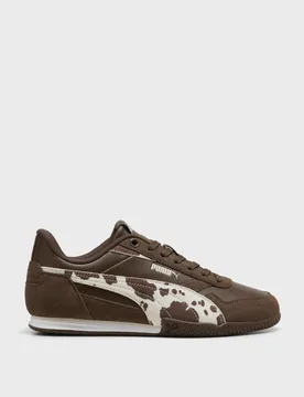 Bella Donna ESD Wild Suede Animal Print Trainers Brown Mix female - Puma - FashionsVida