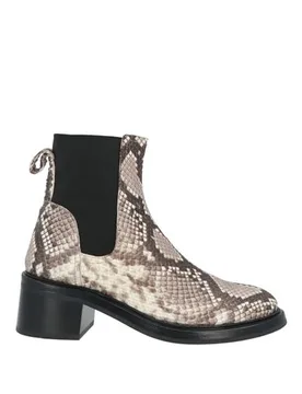 Botines de caña alta Mujer Gris 36.5,37 Mujer - AGL - FashionsVida