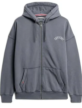 Sweat-shirt à Zip Athletic Ess Oversized Charcoal 2XS - Superdry - FashionsVida