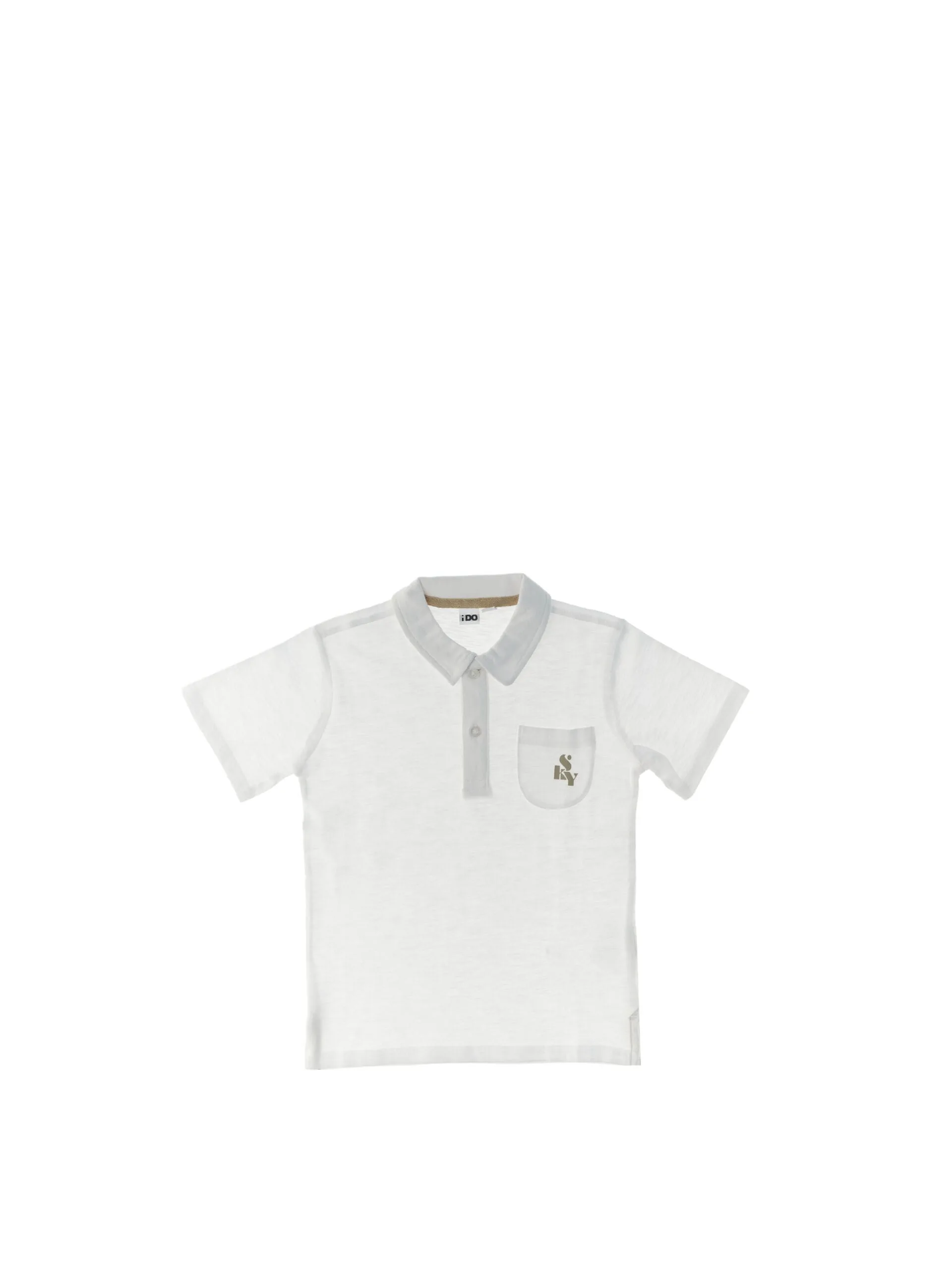 IDO Polo maniche corte BIANCO 7A - iDO - FashionsVida