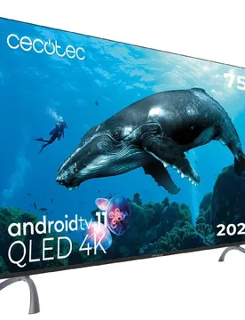 Tv V2 Series Vqu20075 75´´ 4k Qled Black Europe PAL unisex - Cecotec - FashionsVida