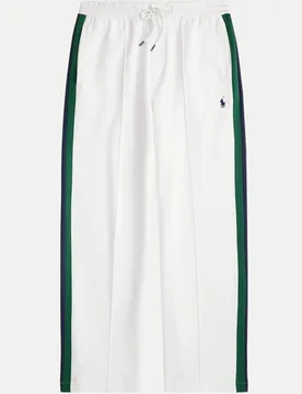 Polo Sweatpants aus einem strukturierten Baumwoll-Mix Weiß M - Ralph Lauren - FashionsVida