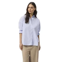 Anabelle Long Sleeve Shirt Light Blue Stripe L Women