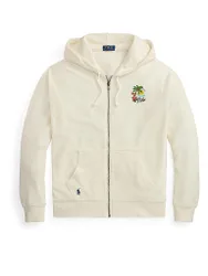 Sudadera con cremallera crema M