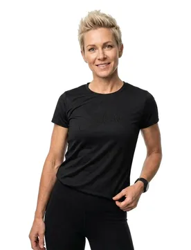 Logo 3d Short Sleeve T-shirt Black L Women - Zhik - FashionsVida