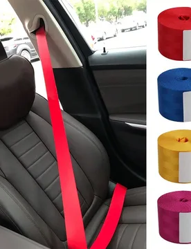 M Cinturón de retráctil para automóvil, accesorio de modificación universal de 48 mm para asiento de automóvil - Shein - FashionsVida