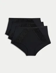 Pk Amelia Lace Full Briefs Black female