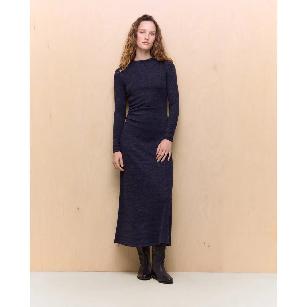 Vestido liso de manga corta de mujer - Easy Wear - FashionsVida