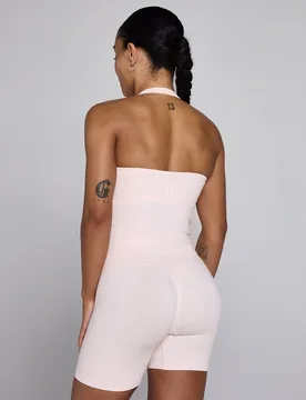 Camiseta de tirantes sin costuras con cuello halter Tempo para mujer de MP - bebé - XL - MyProtein - FashionsVida