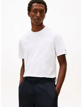 T-Shirts & Poloshirts Mw0mw41860 Essential Tee-Ybs White Eu Xxl;Eu L;Eu Xl Male - Tommy hilfiger - FashionsVida