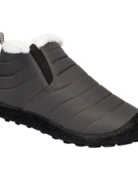 Kuschel-Kurzstiefelette „Flexi“ grau 39 Damen - wonderwalk - FashionsVida