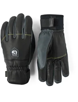 Gants de ski en cuir - Omni Trigger Glove Black/Grey en Cuir - Taille 7 - Noir - Hestra - FashionsVida