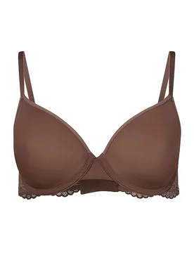 BH mit Bügel MICRORNAMENTS black skylight braun 75B Damen - Skiny - FashionsVida