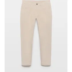 Pantalón pana stretch cinco bolsillos slim de hombre
