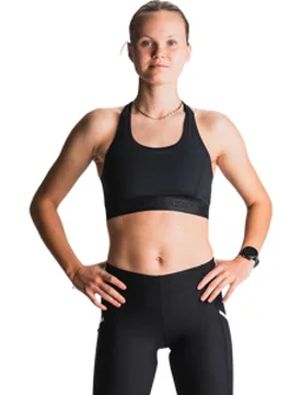 WOMENS TOP Sport-BH Damen Black S - Fusion - FashionsVida