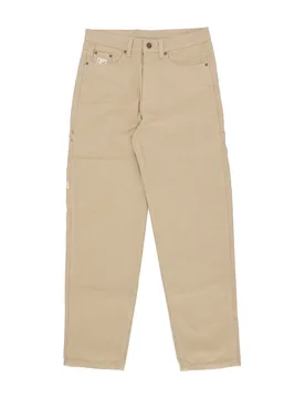 Pantalone Lungo Uomo Og Washed Baggy Workwear Pants Sand - Karl kani - FashionsVida