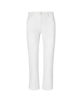 Jeans Flared Fit 7/8 weiss 31 damen - Tory burch - FashionsVida
